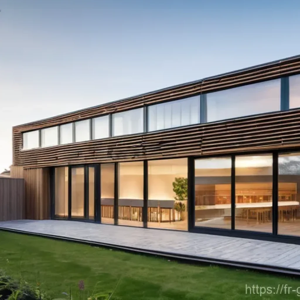 친환경건설기사 시험일정 및 접수 방법 - The building features clean lines and a contemporary design, with prominent elements of biosourced m...