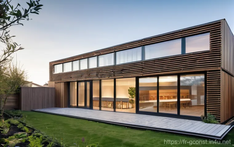 친환경건설기사 시험일정 및 접수 방법 - The building features clean lines and a contemporary design, with prominent elements of biosourced m...